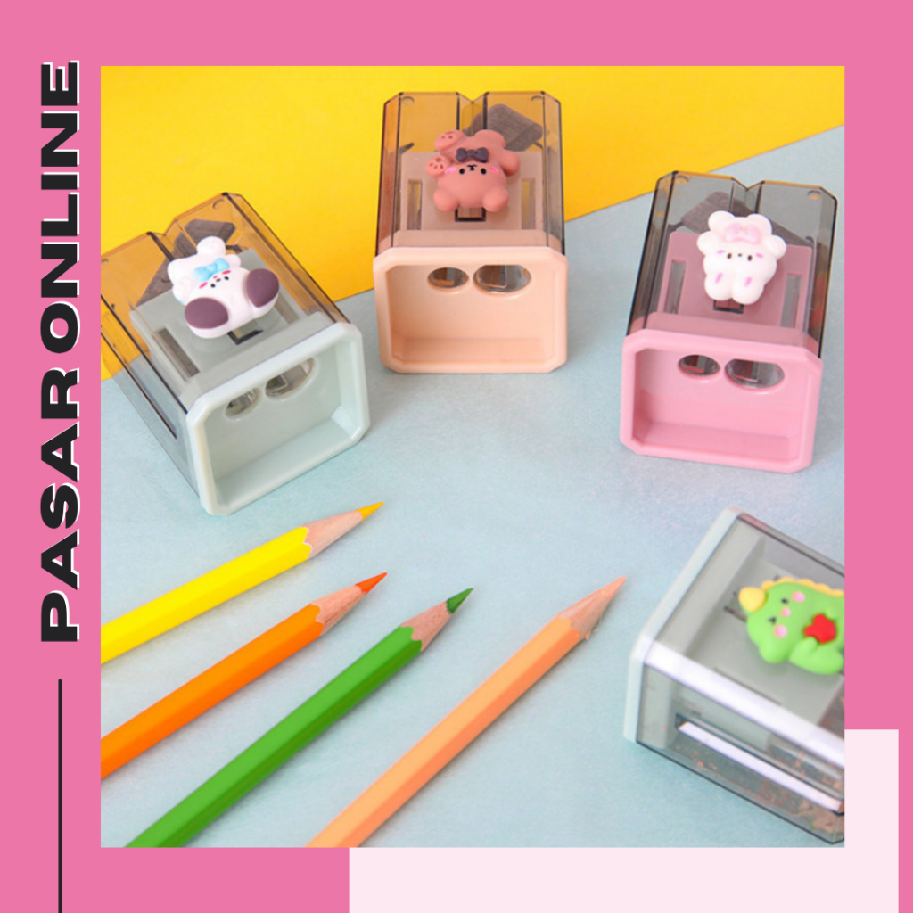 

HL0710 Rautan Pensil 2 lubang Karakter Serutan Pensil / Perlengkapan Sekolah Alat Tulis Kantor Raut Karakter Lucu Raut Fancy Double Hole Y1982