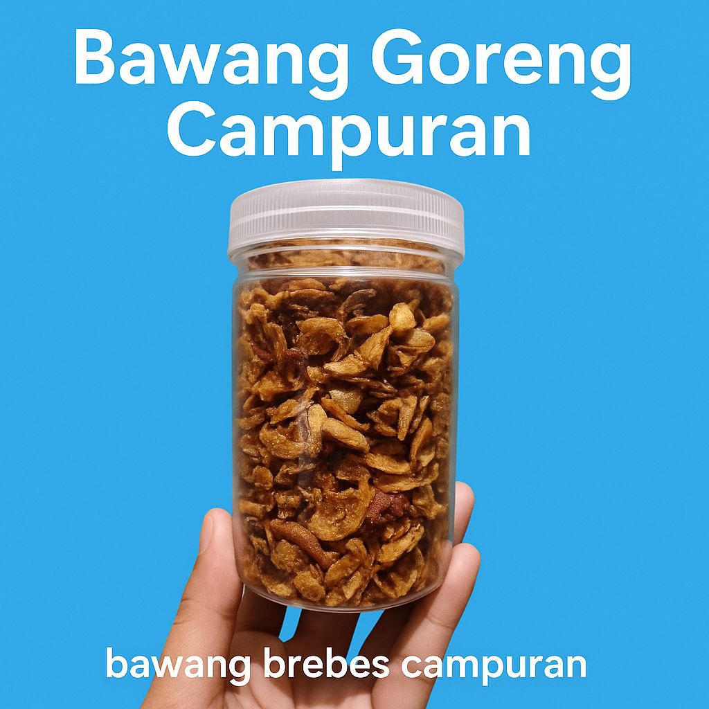 

Bawang Goreng Campuran Termurah Toples