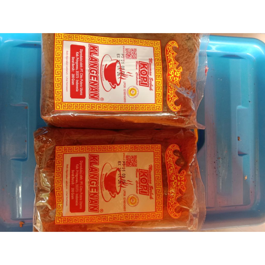 

kopi kelangenan kemasan besar khas lampung 1 bungkus