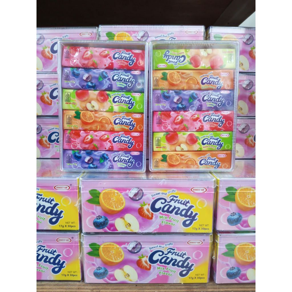 

Mix fruit candy box sweet me permen lunak
