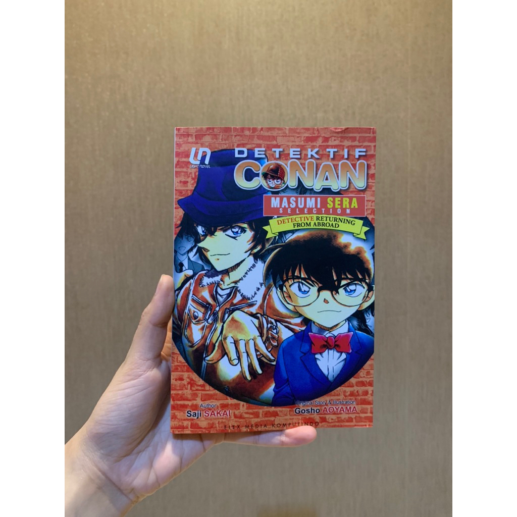 Novel + Bookmark Detective Conan Masumi Sera Detective Returning From Abroad