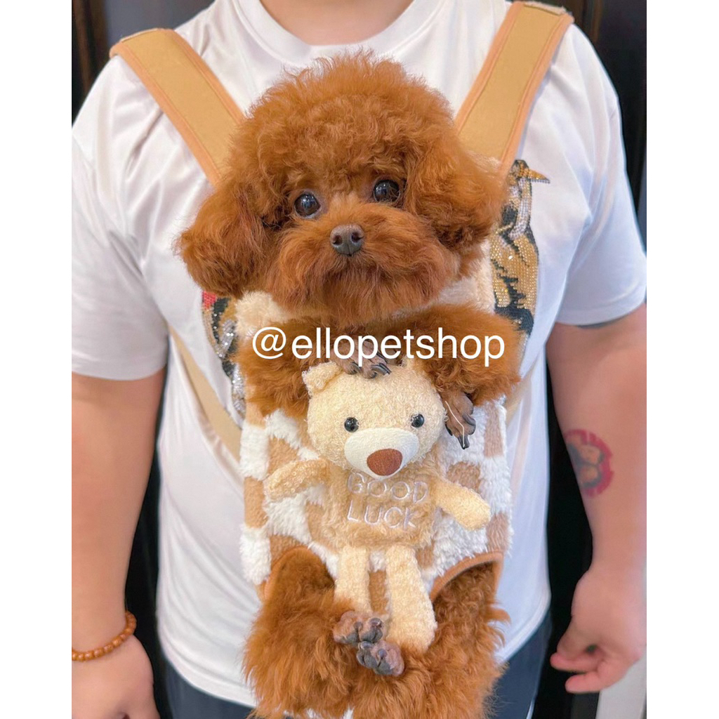 TAS GENDONG ANJING LUCU / TAS GENDONG DEPAN ANJING IMPORT