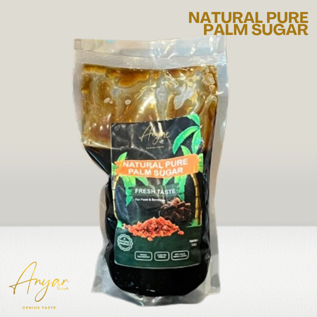 

Anyar Drink - Gula Aren Cair Alami Murni Kemasan 1kg - Natural Pure Palm Sugar 100% Organik - Natural Palm Sugar Premium