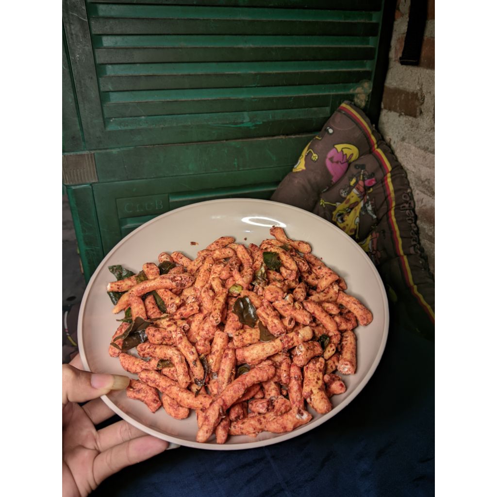 

basreng pedas daun jeruk 1kg