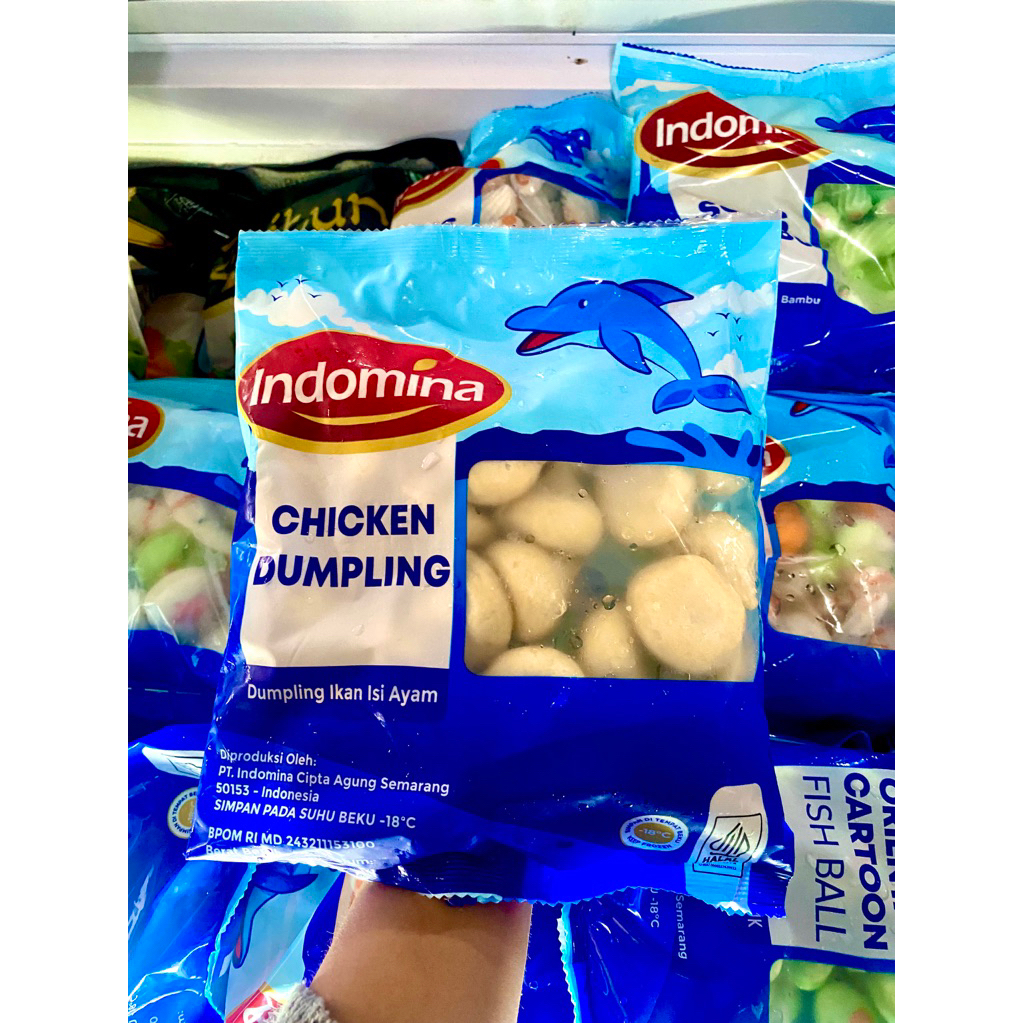 

INDOMINA Chicken Dumpling 500gr / dumpling ayam frozen