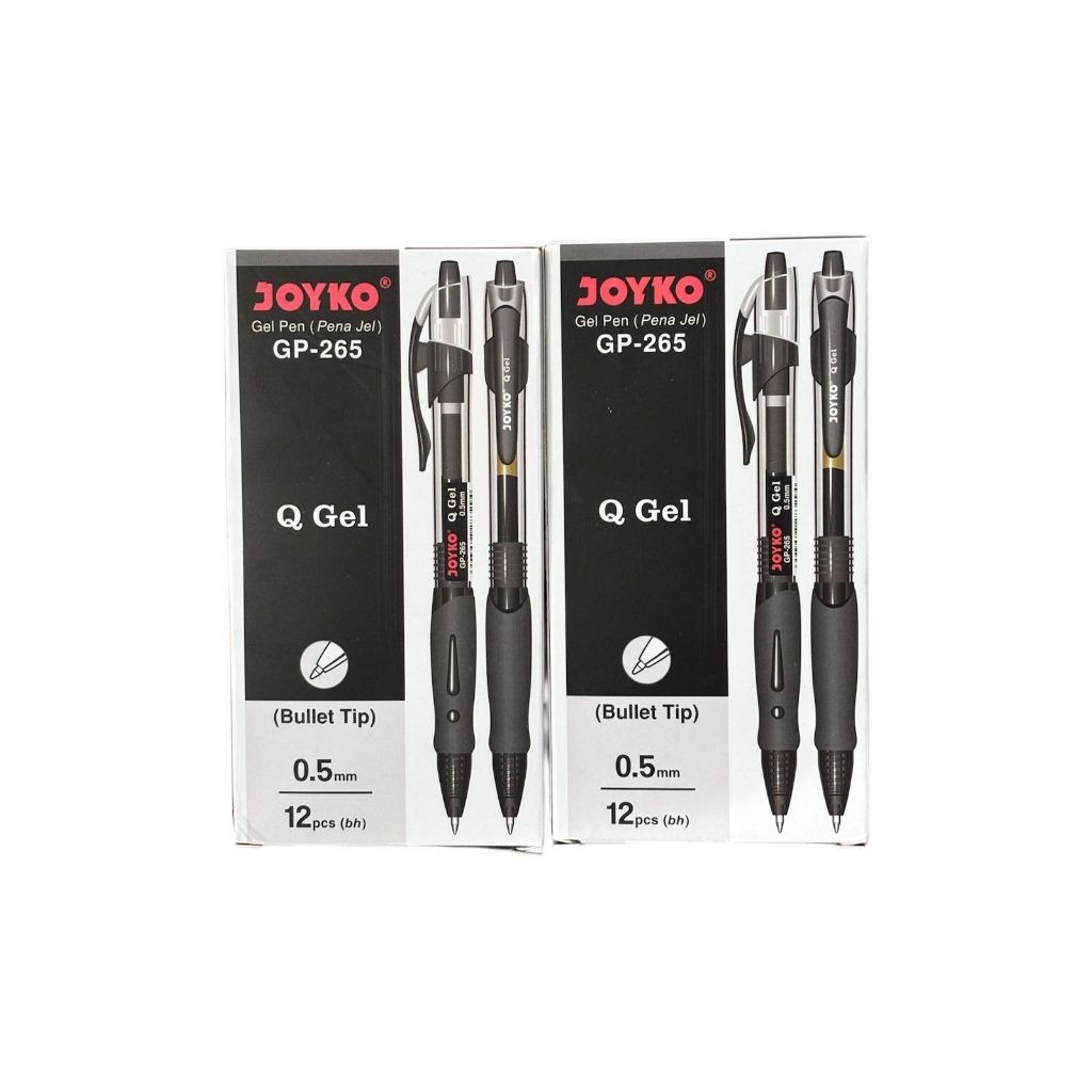 

Pulpen Joyko Gel GP-265 (Q Gel) – 0.5 mm – Isi 1 pack ( 12 Pcs )