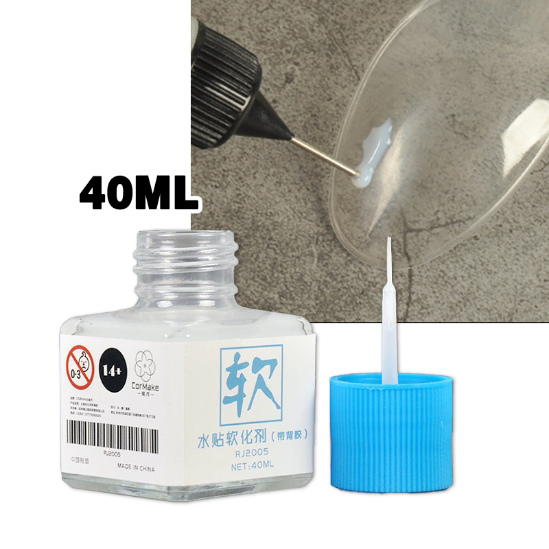 40ml Model Decal Softener Mark Setter - Lem Decal Adhesive Decal Softener Gundam Model Kit
