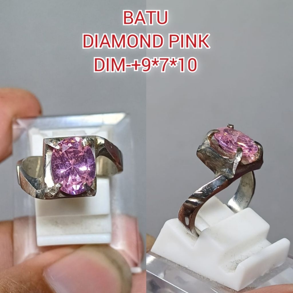 BATU CINCIN PINK DIAMOND CIMCIN WANITA