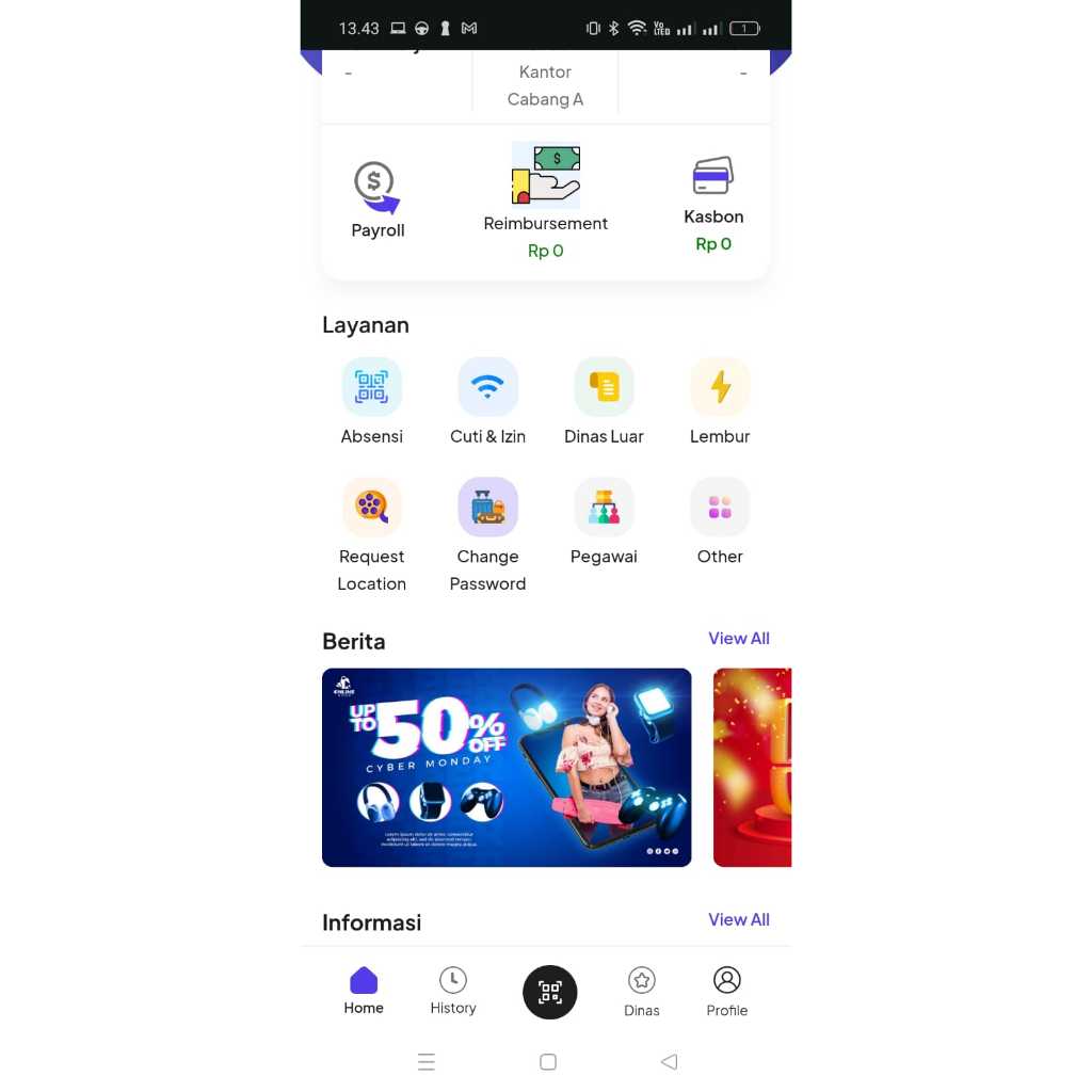 aplikasi absensi lengkap dukung lock lokasi dan mesin absensi
