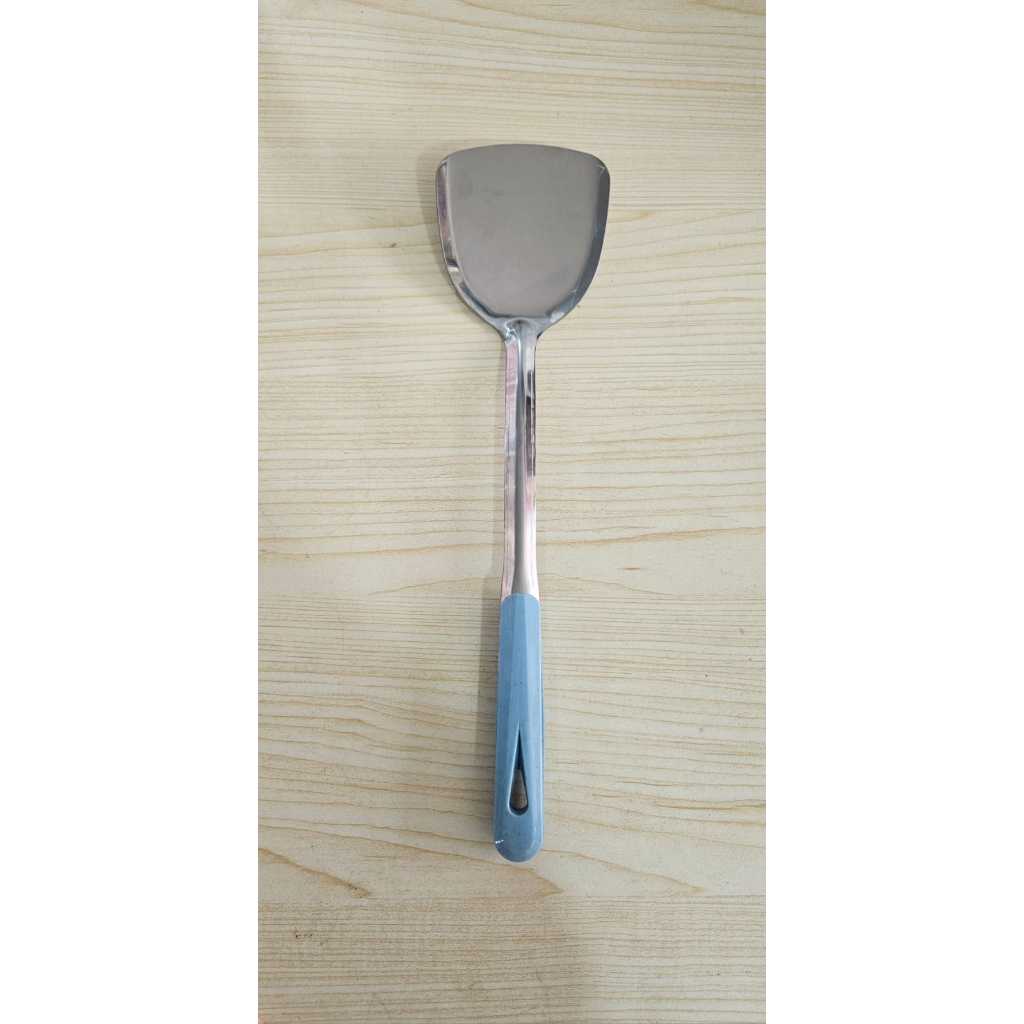 UGO Sodet Kipas Stainless Gagang Plastik / Sutil Penggorengan Gagang Plastik "502"