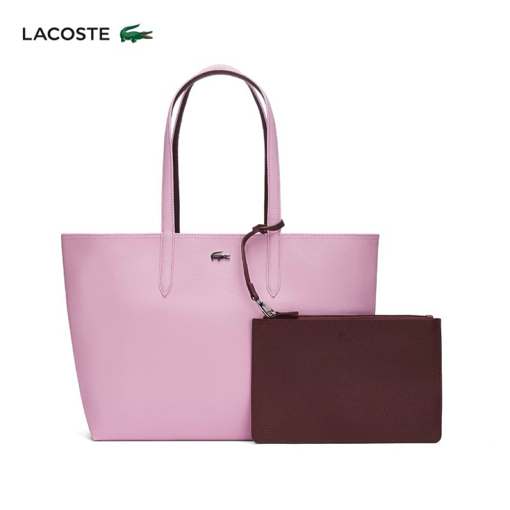 [FAST PO] LACOSTE ANNA REVERSIBLE BICOLOR TOTE BAG | lacoste original 100% tas tote bag