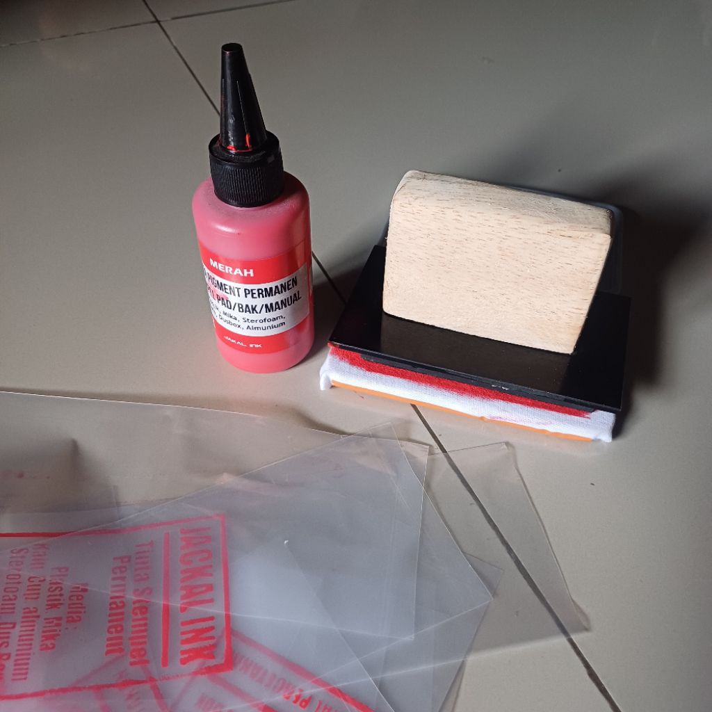 

paket stempel plastik siap pakai