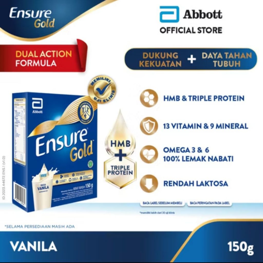

ENSURE GOLD VANILLA 150GR