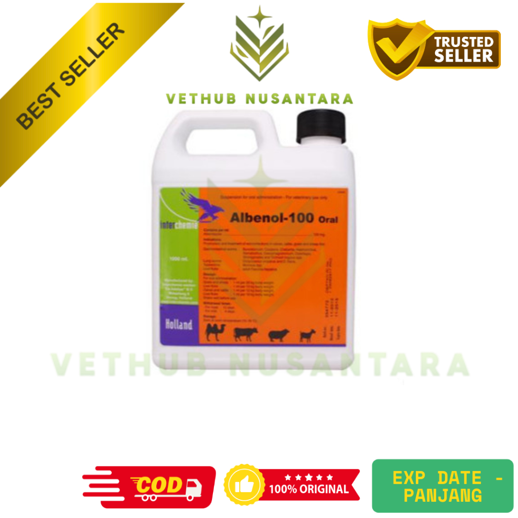 Albenol 100 Oral Albenol ORAL Obat Cacing 1 liter
