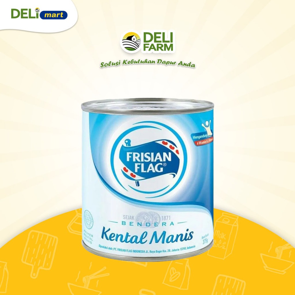 

Deli Mart [Khusus INSTAN Medan] Susu BENDERA SKM 370GR KENTAL MANIS / SUSU BENDERA by Deli Farm