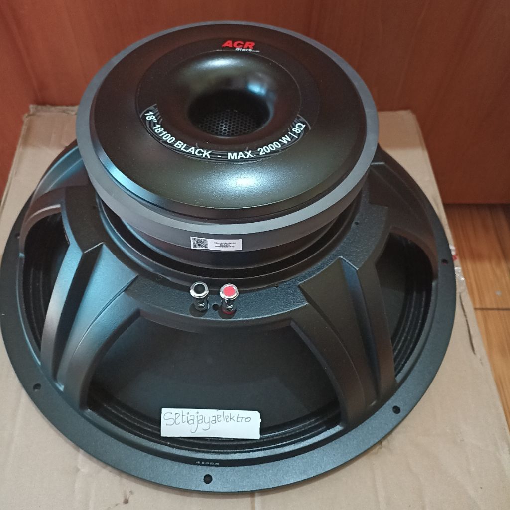 Speaker acr 18 inch 18100 black subwoofer 2000 watt