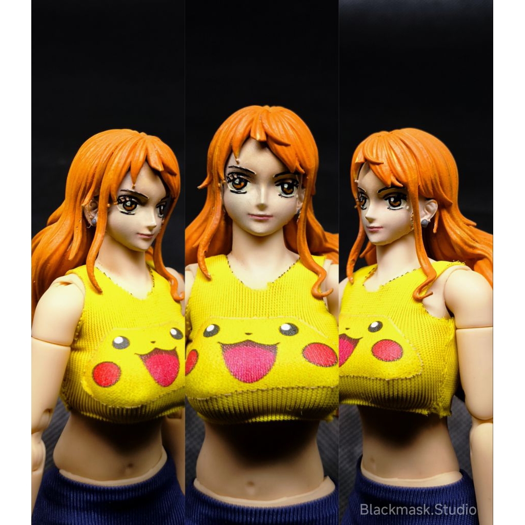 Headsculpt custom kitbash Nami One piece action figure