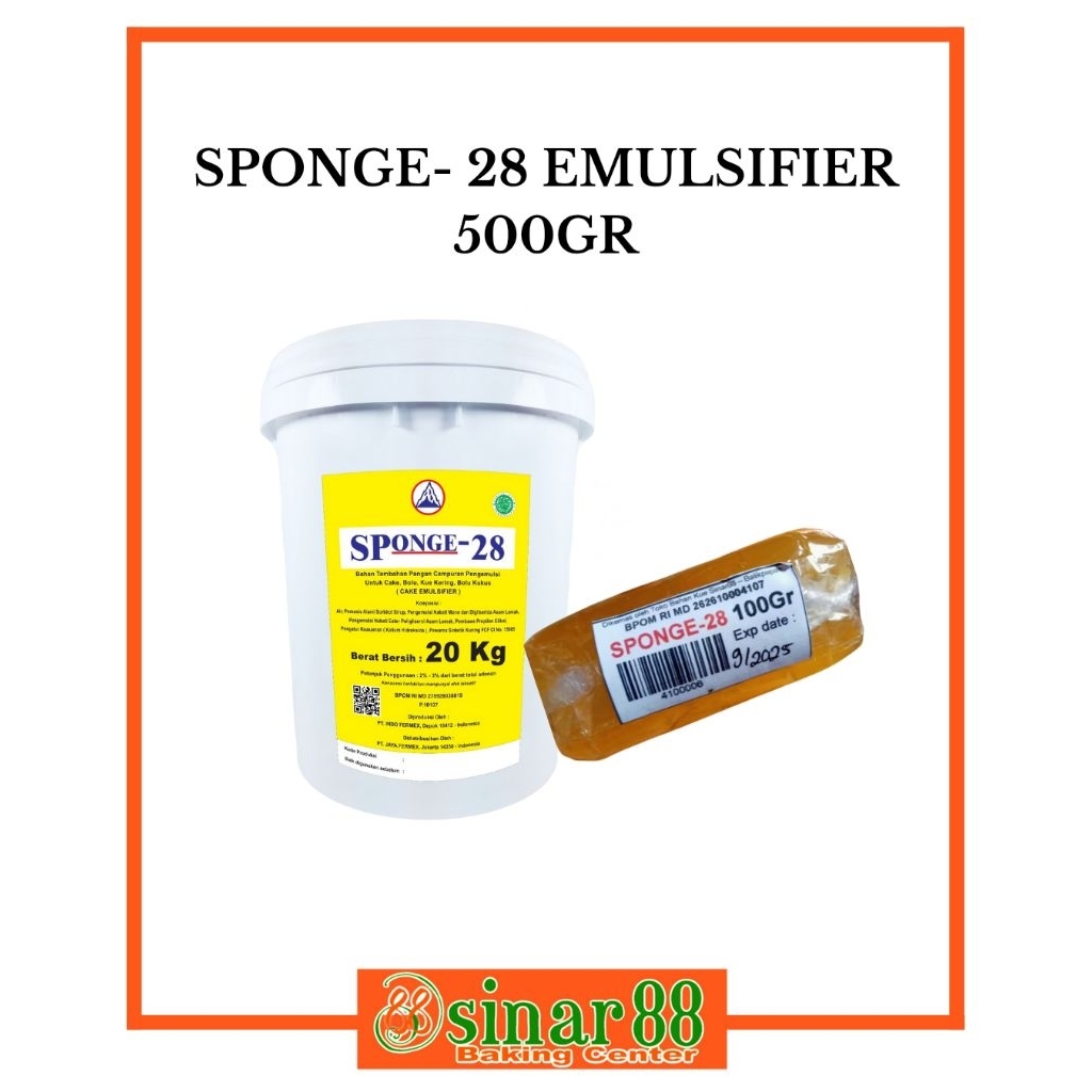 

Sponge - 28 Emulsifier 500gr