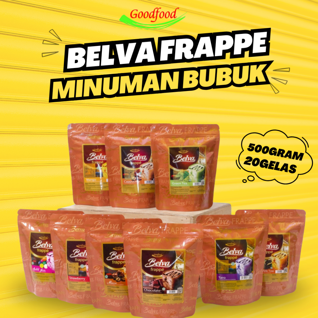 

Belva frappe Bubuk Minuman Premium All Varian Rasa 500gram