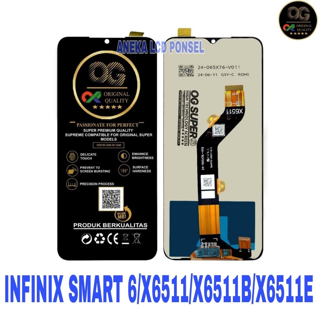 LCD INFINIX SMART 6/X6511/X6511B/X6511E