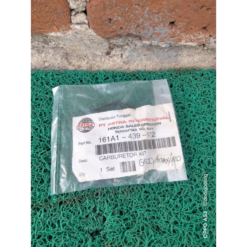 Repair Kit Karburator Karbu Honda GL 100 Kode 389 Original Baru NOS