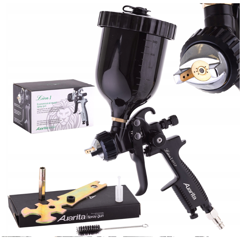 Auarita Lion 1 HVLP and LVMP car spray gun for paint paint spray gun 600ml cup 1.3mm spray gun