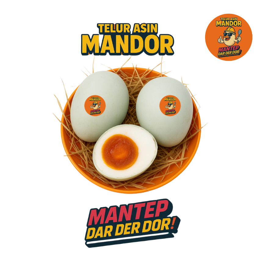 

Telur Asin Masir GUMASIR Mandor – 1 Butir | Telor Asin Enak, Lembut, Gurih, Masir