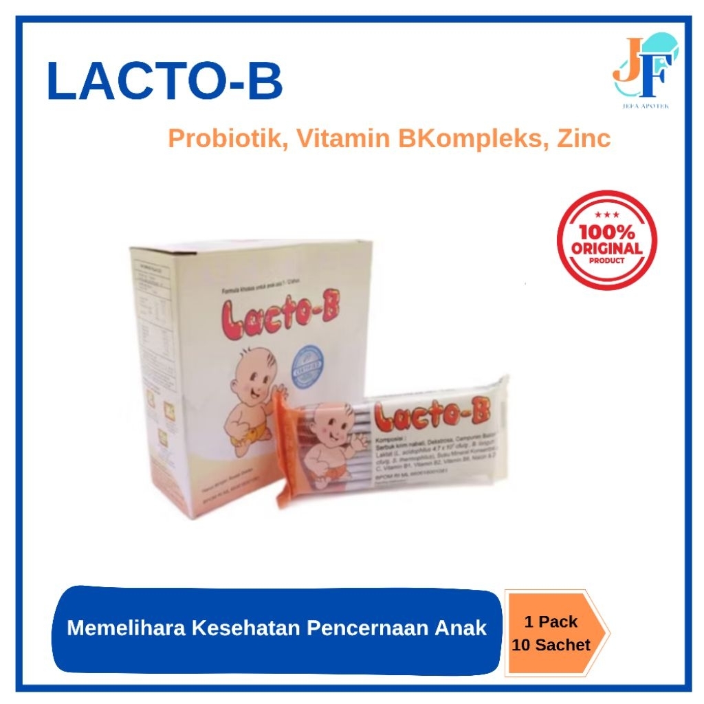 Lacto-B Probiotik Anak 10 Sachet
