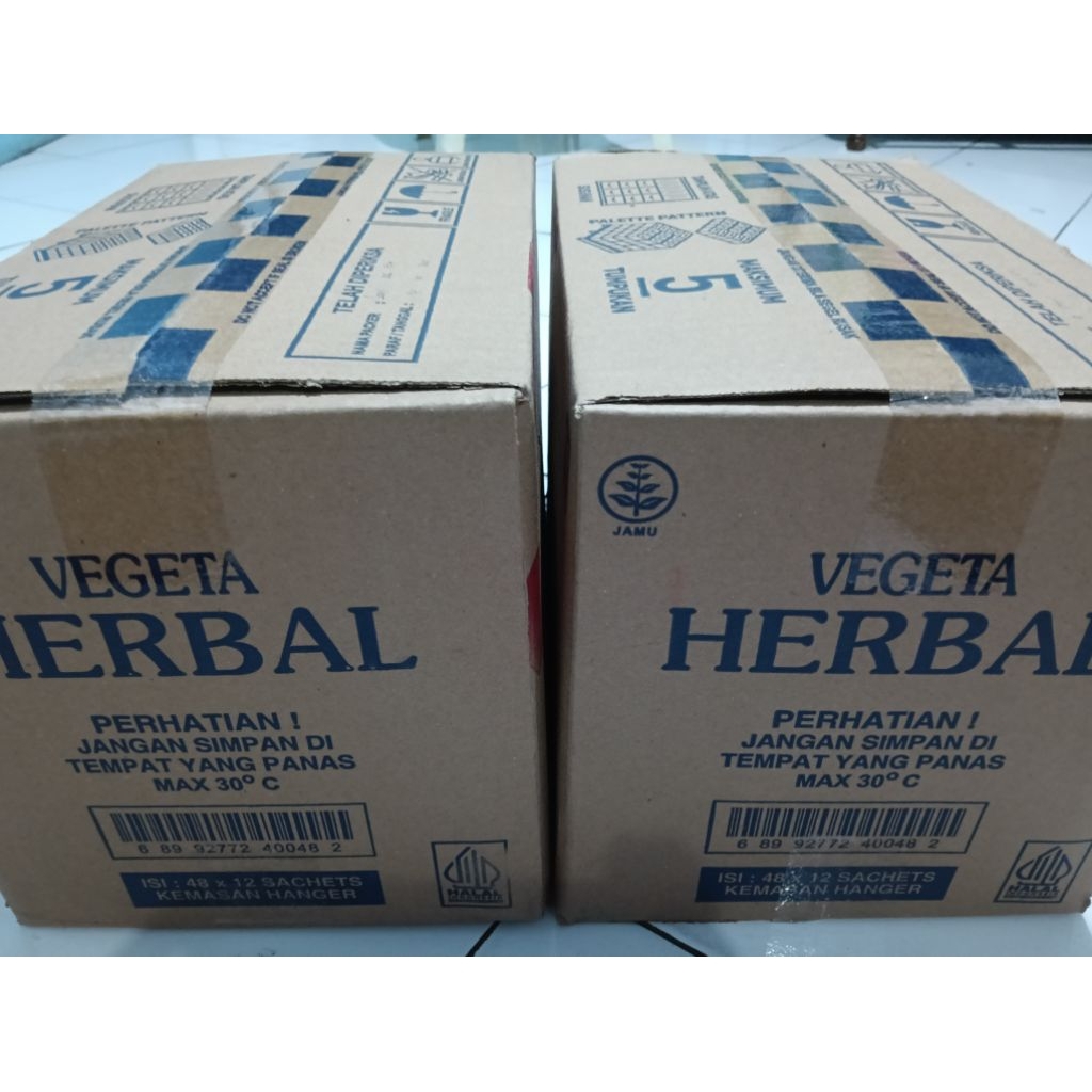 

Vegeta Herbal Rasa Anggur kemasan hanger isi 12's