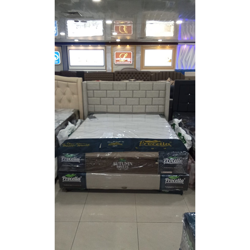 springbed procella autumn autmn + HB Ivory full SET (kasur+divan+sandaran) promo ready makassar