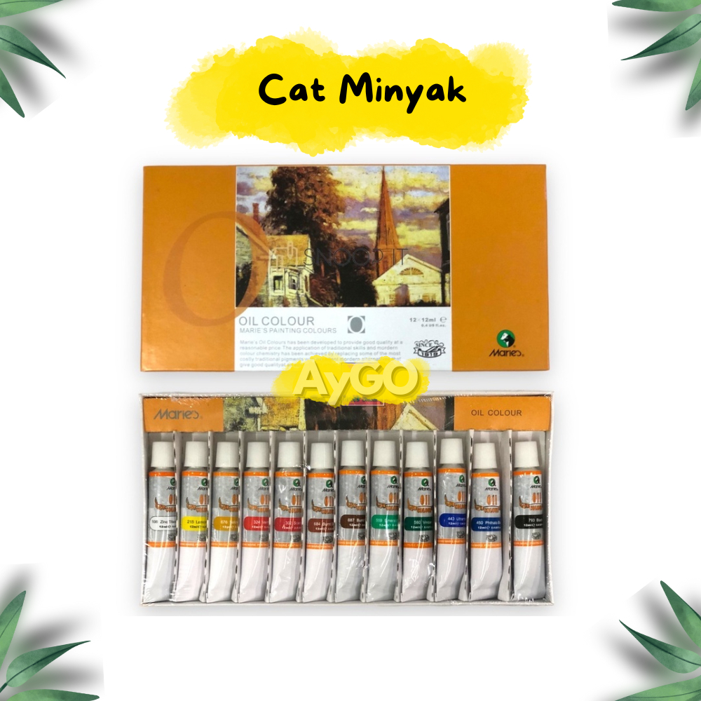 

Cat Minyak Maries / Oil colour / Cat Minyak oil