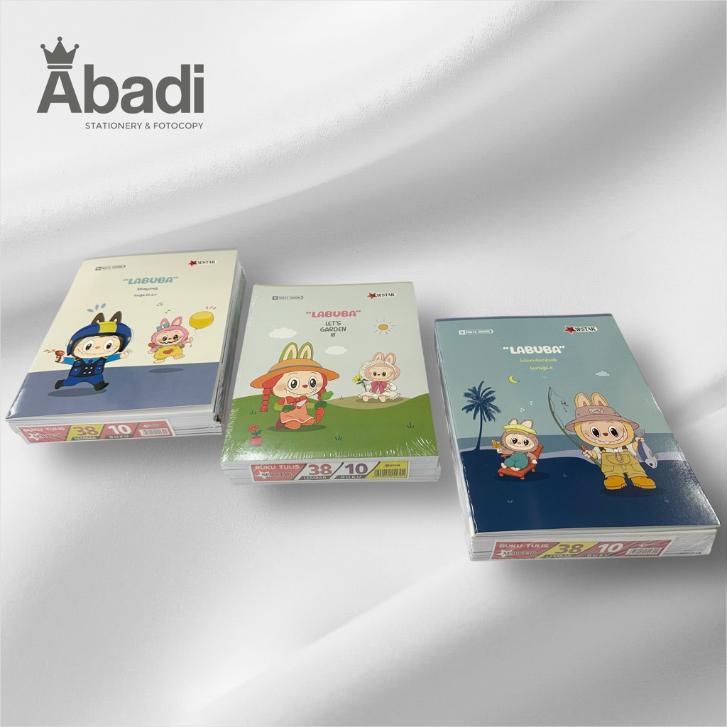 

Buku Tulis Labubu 38 Newstar Mix