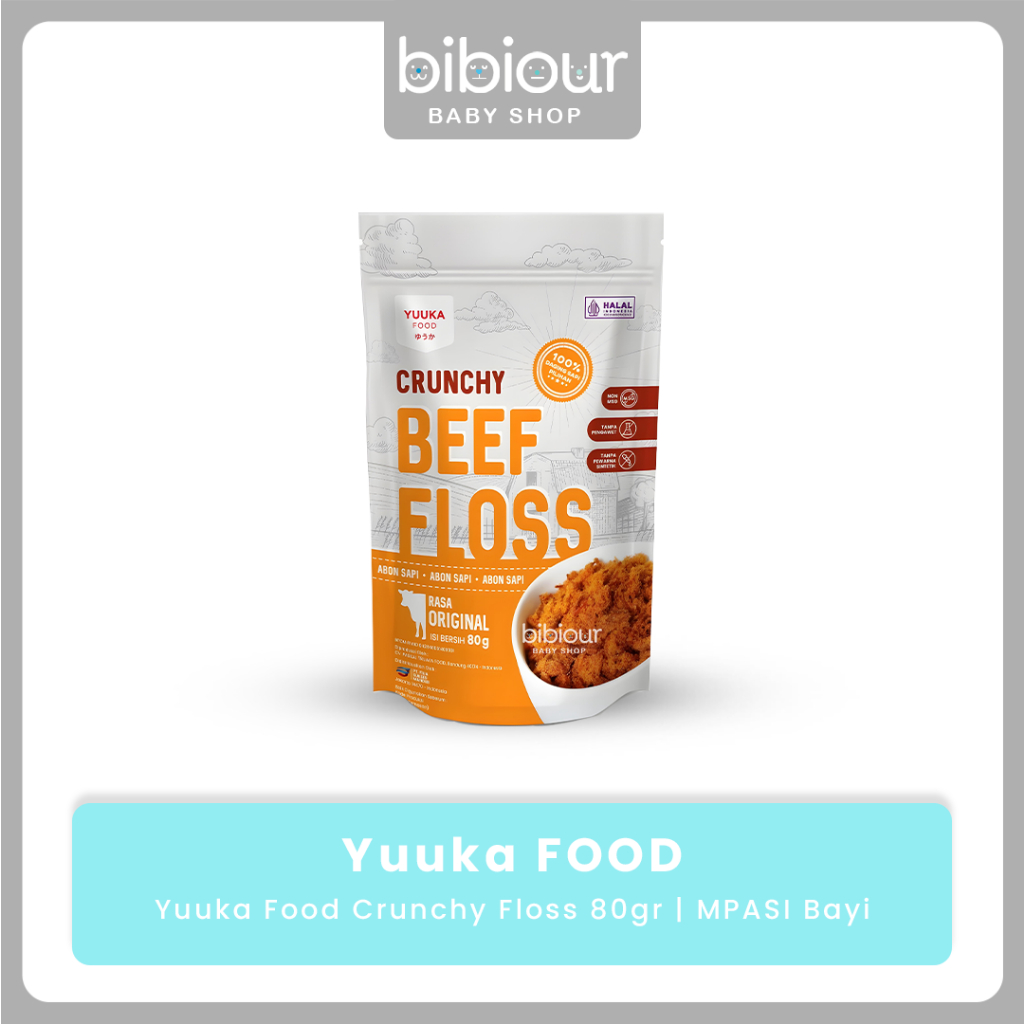 

Yuuka Food Crunchy Flpss 80gr - Abon MPASI Bayi