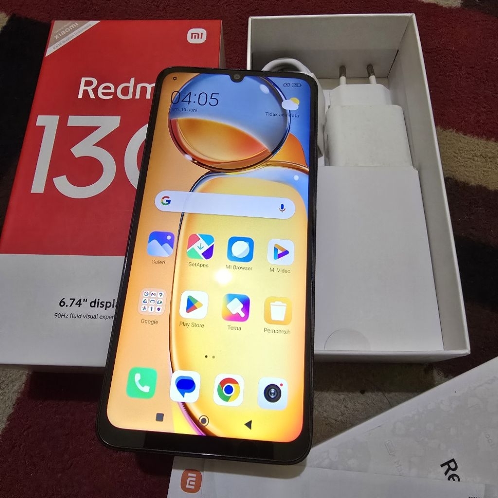 redmi 13c ram 6/128gb lengkap bekas mulus