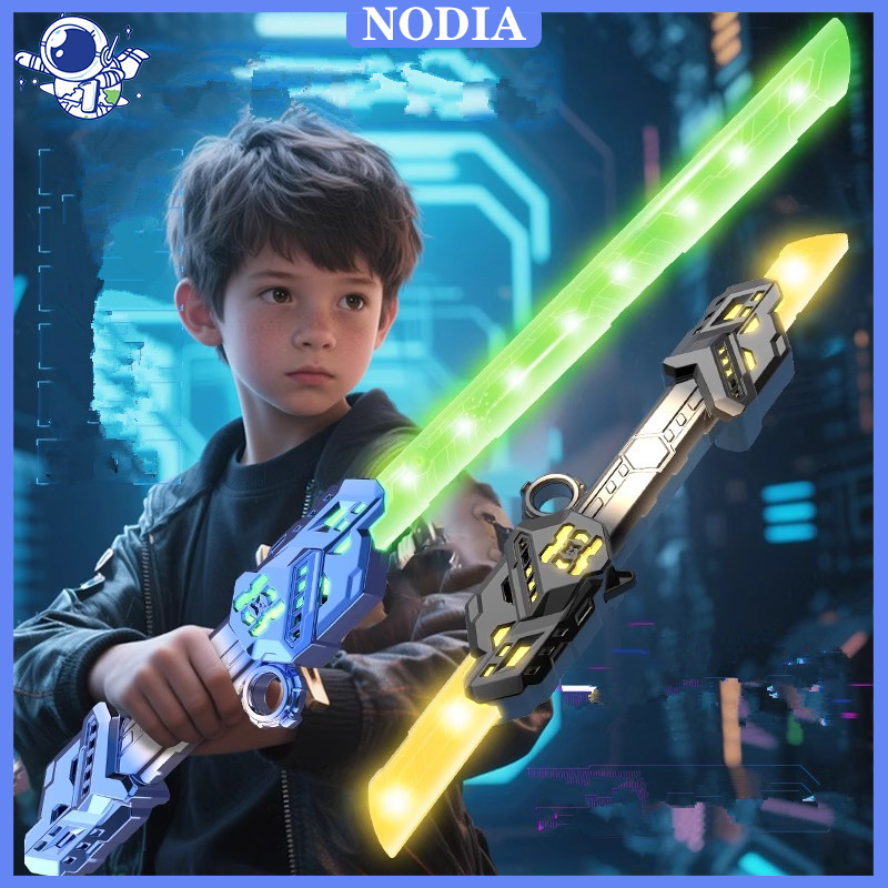 Nodia Toys Mainan Pedang Lampu Star Wars 2 In 1 | Mainan Light Saber 7 Warna |  Mainan Pedang Lampu 