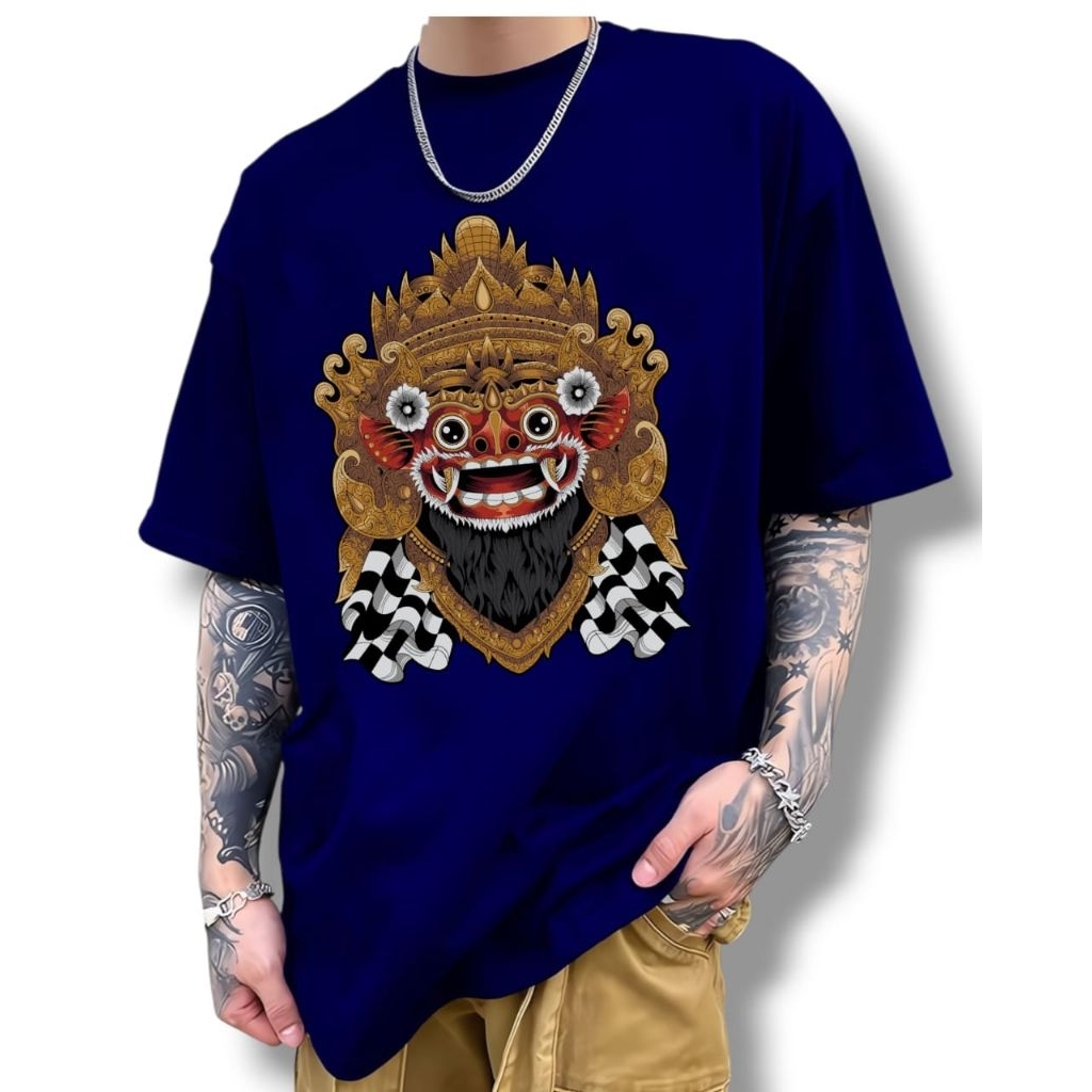 ALPHA - KAOS PRIA DISTRO MURAH DEWASA TERBARU BATIK BARONG BALI new