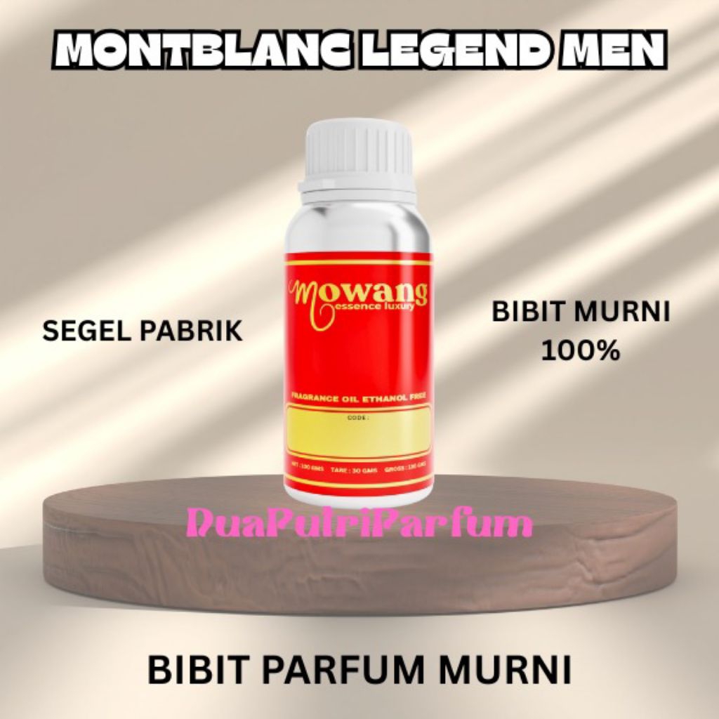 MONTBLANC LEGEND MEN- BIBIT PARFUM MURNI KEMASAN SEGEL 100GRAM