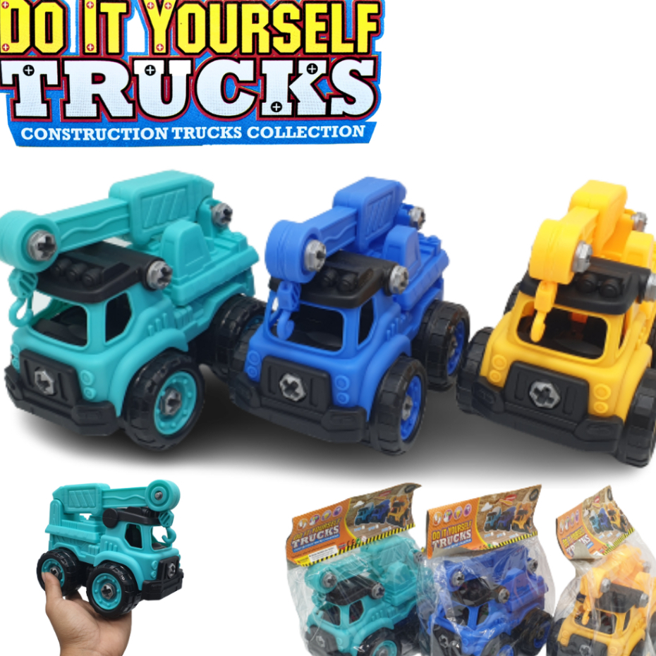 Mainan Truck Crane 8083 Mainan Edukasi DIY Truck Crane