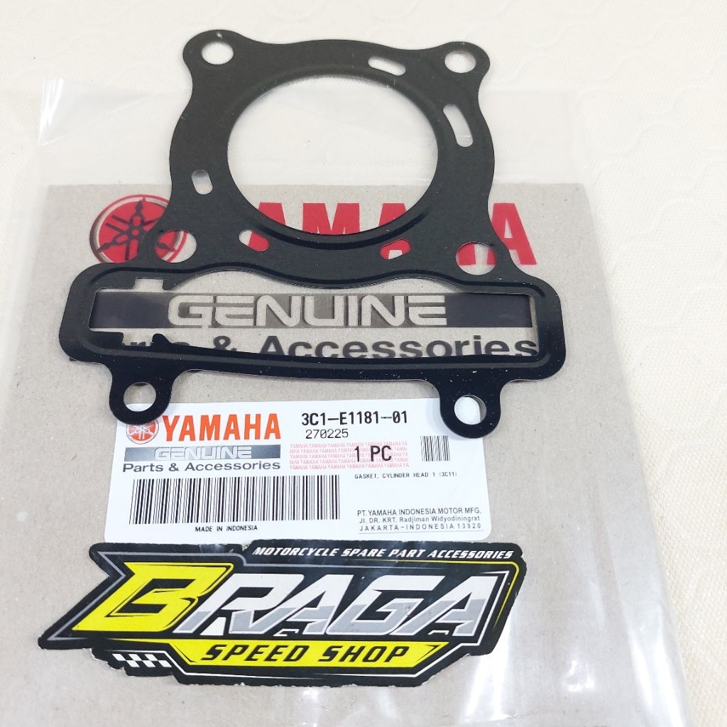 Packing Paking Blok Head Seher Atas Seng Vixion Nvl R15 Lama Old 2014 2015 Original YGP ASLI ORIGINA