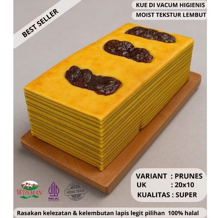 

LAPIS LEGIT PRUNES SUPER 20x10 ENAK LEMBUT MOIST