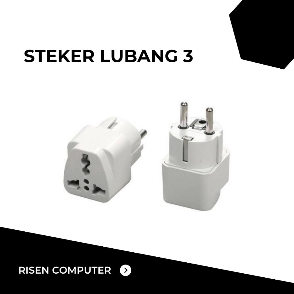 OVER STEKER COLOKAN KAKI 3 Listrik Sambungan Lubang 2 ke Serbaguna Adaptor Kombinasi
