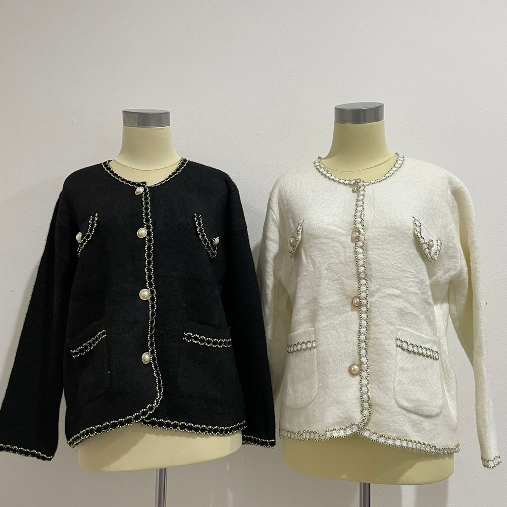 kardingan / outer rajut polos 605