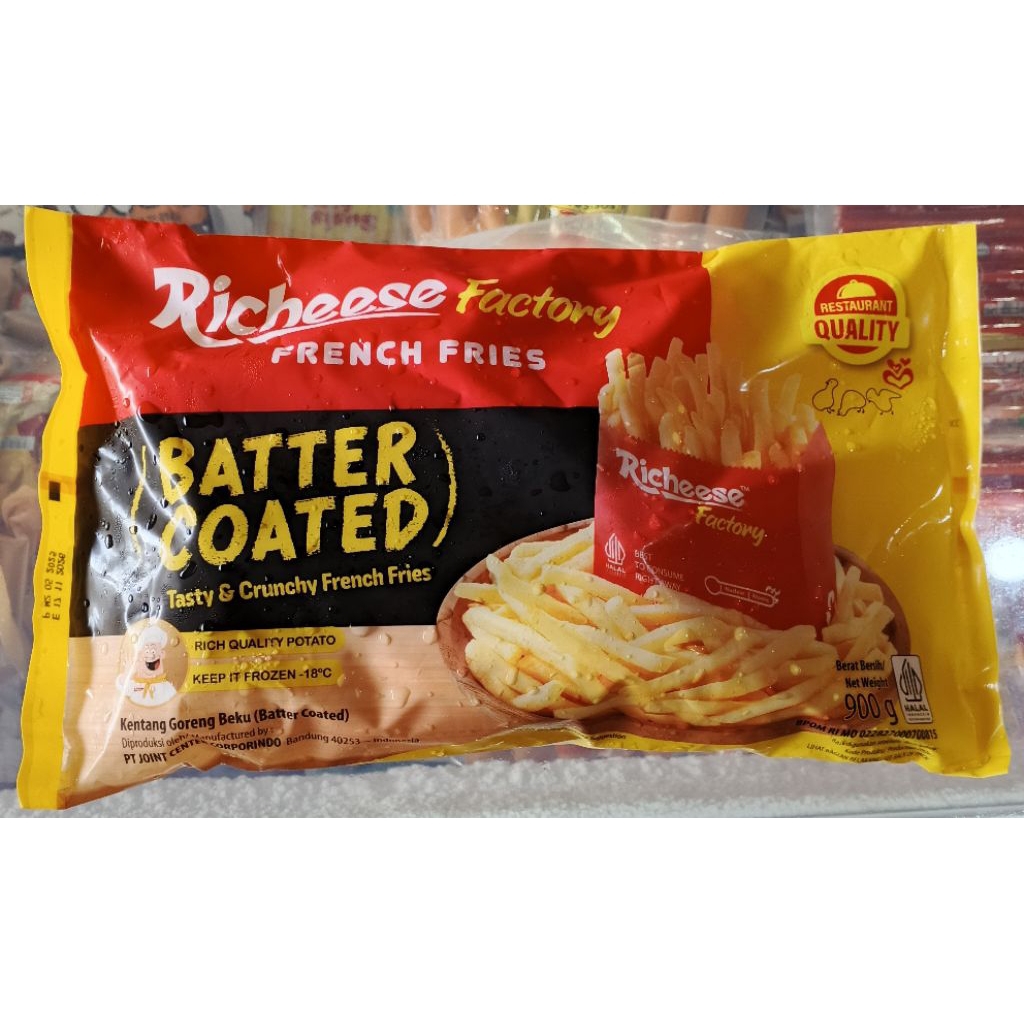 

Kentang Richeese Factory French Fries Batter Coated