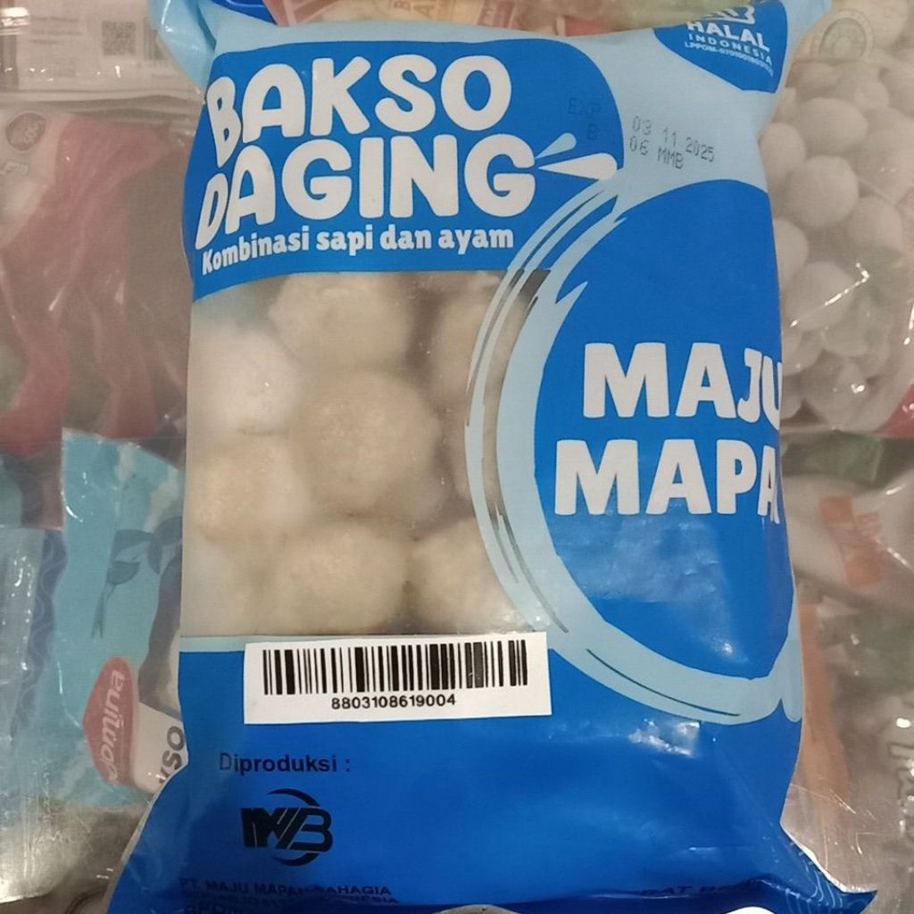 

Bakso Maju Mapan Kombinasi Biru 500gr