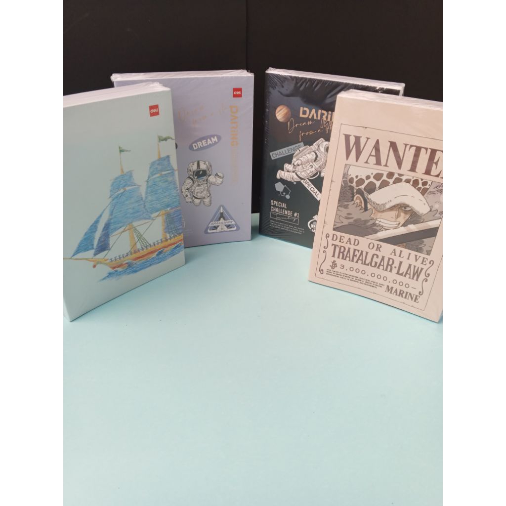 

Notebook Buku Tulis Deli Anime One piece Spongebob ukuran B5 42 lembar 1 pak isi 10 Termurah