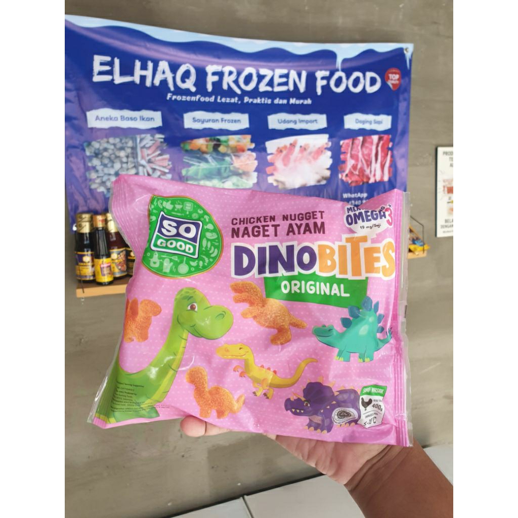 

So Good Chicken Nugget Dinobites 400 Gram