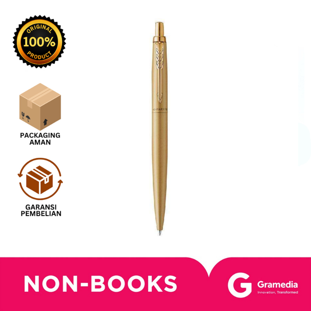 

Gramedia Bali - Parker Jotter XL Gold GT BP M