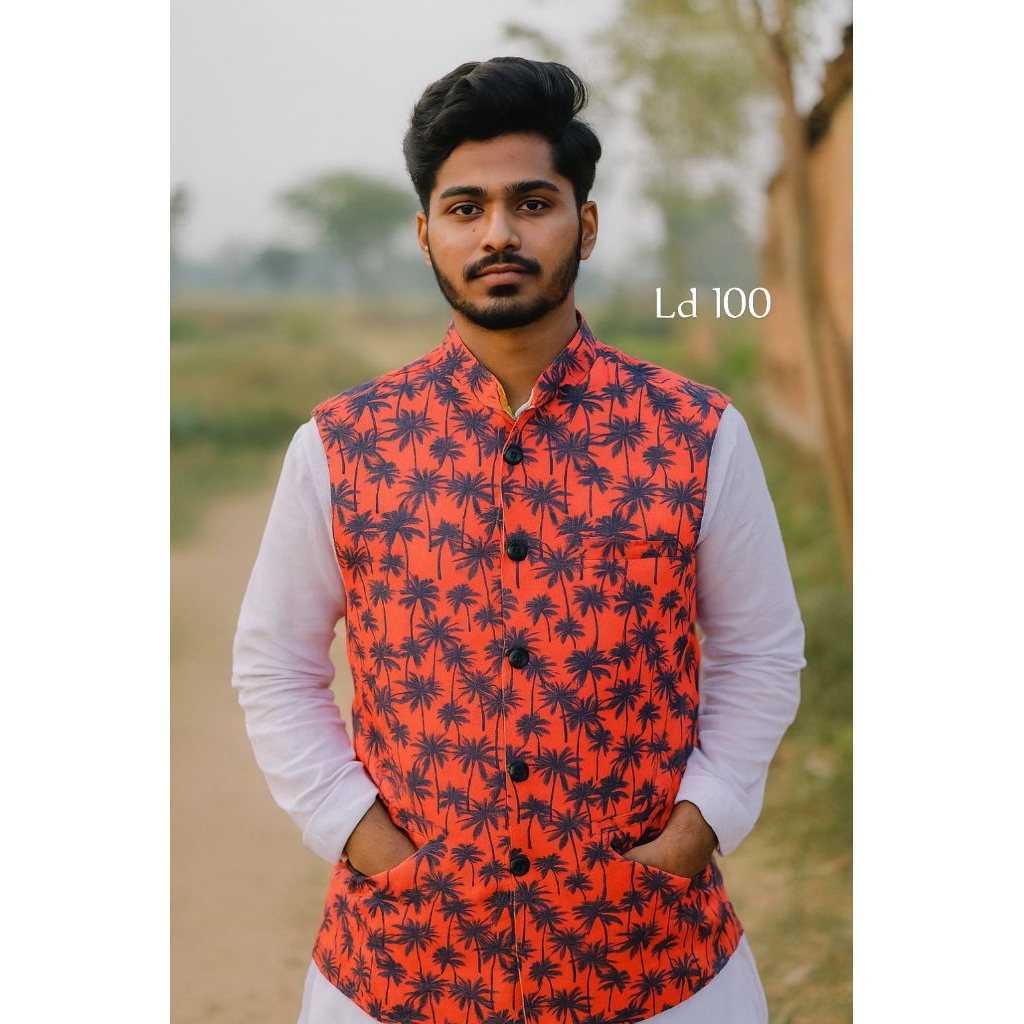 Rompi Kurta Vest Sherwani Baju India Cowok Pria