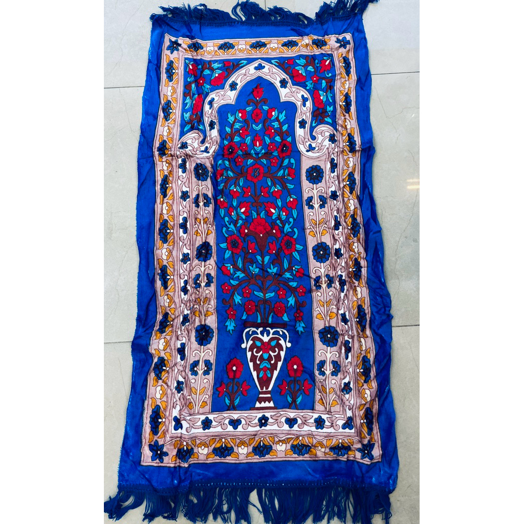 Sajadah kain Bludu Traveling 60x100cm