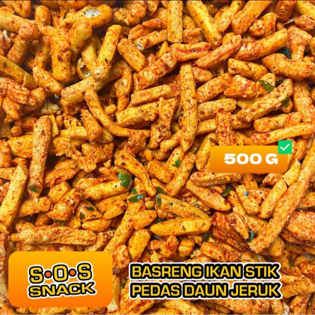 

Basreng ikan pedas daun jeruk